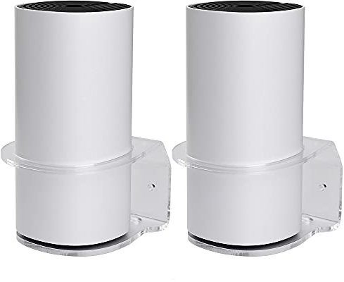 BECEMURU Wandhalterung Ständer Halter Stabilität Acryl Schutzhülle Router Schutz mit Schraubendreher Kompatibel mit Deco M4/P9/S4/S7/E4 Mesh-Wi-Fi-System (2 Pack)