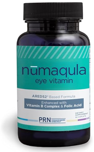 nūmaqula Eye Vitamins - 90 Capsules, 30-Day Supply - AREDS2-Based Eye Supplements with Lutein, Zeaxanthin, Vitamin B Complex & Vitamin E for Advanced Macular Support
