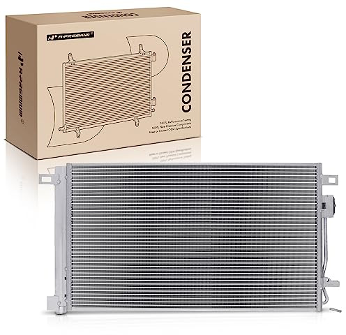 A-Premium A/C Condenser Compatible with Buick Enclave 2008-2017 & Chevrolet Traverse 2009-2017 & GMC Acadia 2007-2016, Acadia Limited 2017 & Saturn Outlook 2007-2010, V6 3.6L