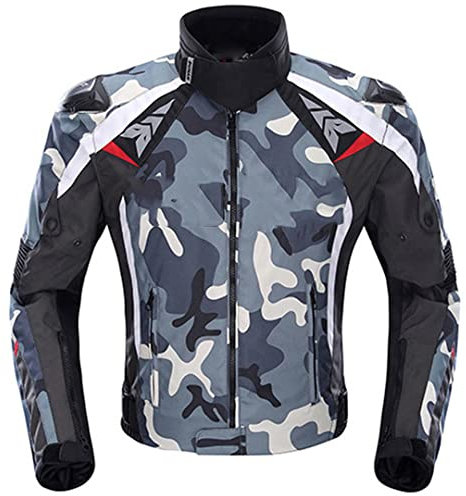 Wasserdichte Motocrossjacke für Herren und Damen, Körperschutz, abnehmbares Thermofutter, Fahrradjacke