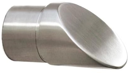 Steckfitting Endstück, für Rohr Ø 42,4x2,0 Edelstahl V2A Fitting Rohrendstück Rohrabschluss Geländerbau Geländer Treppen Balkongeländer Terrassengeländer Balkon Terrasse