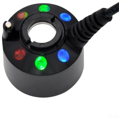 Pond Fog Atomizer,Mist Maker with LED Lights - Garden Pond Aquarium Air Humidifier - 400mL/H - Safe Operation(12 HEAD BLACK)