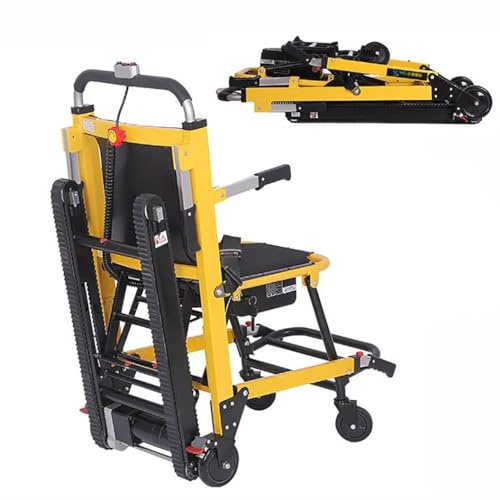 WOLWES Mobile Tragbare Treppen,Treppen Mobilitätshilfe,Elektrischer Treppensteiger,Mobiler Treppenlift,Treppensteiger,Portable Chair,Zuladung: 160 Kg A