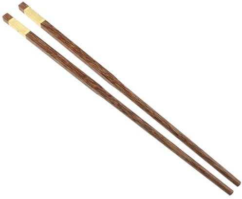 OUNONA Palillos De Madera Artesanales Reutilizables Ligeros y Modernos Perfectos Para Restaurantes y