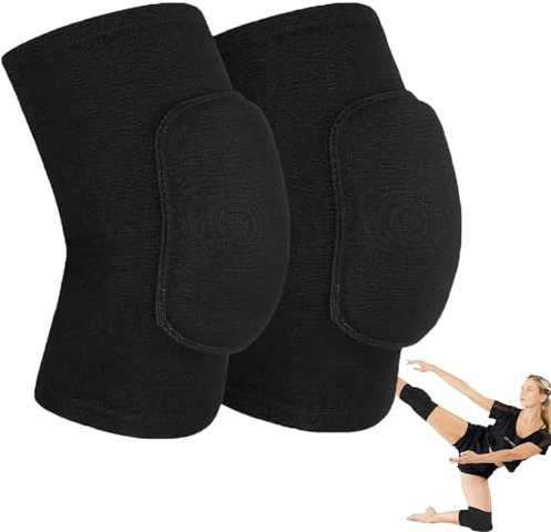 Knieschützer, Knieschoner Tanzen, Volleyball Knieschützer, Nti-Kollision Weiches Verdickung Schwamm Knieschoner, Elastische Weiche Knieschützer für Beine Warm, Volleyball, Weihnachten, Hallensport
