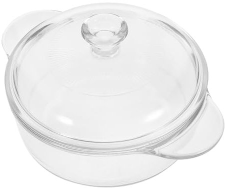 ABOOFAN Ensaladeras De Vidrio De con Tapa para Servir Decorativo Resistente Fácil De Limpiar