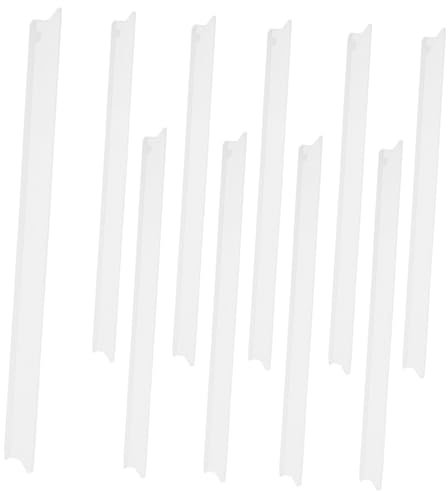 SOESFOUFU 10pcs Silicone Squeegee Replacement Blades Window Cleaning Strip Windscreen Wiper Parts Refills
