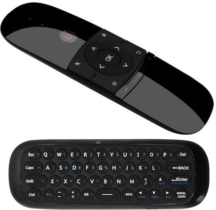 AYWHP Telecomando Air Mouse, Telecomando Senza Fili con Funzione Mouse e Tastiera per Android TV Box, Smart TV,Computer,Projektor,Media Player
