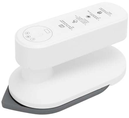Cuifati Bärbar Strykmaskin, Trådlöst Mini -järn med 5000 MAh Batteri, Snabb Uppvärmning Torr Våt Användning för Hemresor, Justerbara Temperaturlägen