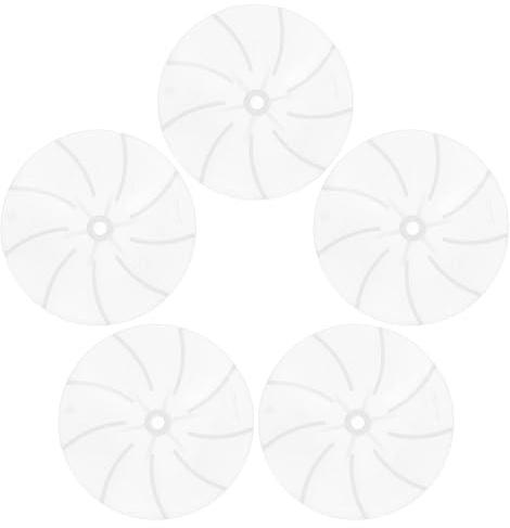 Ventola di Ricambio per Phon in Plastica, 5 Pezzi, Bianco | Beccuccio Phon, Accessorio Phon Beccuccio Curvo, Parte in Plastica Ventilatore Asciugacapelli