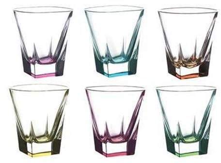 RCR Bicchiere 6 Pz. Vetro Trasparente Tazza da Bere