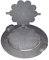 Sellon24® Waffeleisen aus Gusseisen Herzförmige Waffeln 33cm Grill Garten Küche Herzwaffeln Rotierend bg_039
