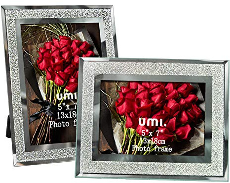 Bilderrahmen 13x18cm aus Glas, 2er Set