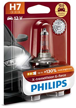 PHILIPS H7 Glühlampe Fernscheinwerfer 55W 3500K Fernlicht Halogen Birne 12972XVGB1