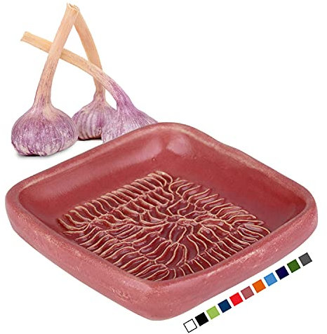 ANCKERAMIC® ORIGINAL Knoblauch Ingwer Muskat Keramikreibe aus FINNLAND-Pink