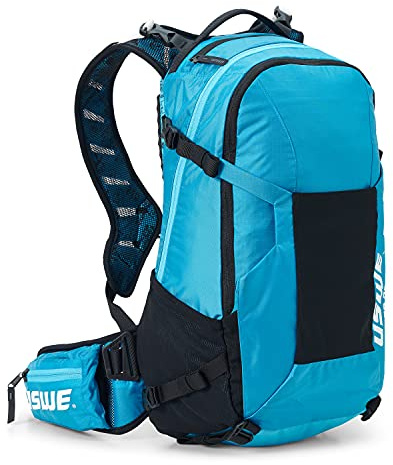 USWE Shred - Zaino da 16 l, per MTB, E-MTB, Mountain Bike, Colore: Blu
