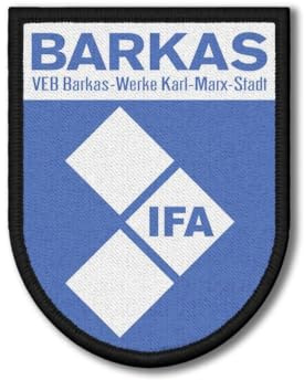 Patch VEB Barkas-Werke DDR Aufnäher B-1000 IFA Karl-Marx-Stadt #36804