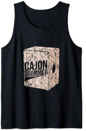 Cajon Drummer Musik Kachon Tank Top