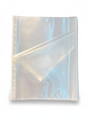 1000 mybuy-24 Prospekthüllen DIN A4 glasklar transparent, farblos Klarsicht Folien Hüllen, zum Schutz von Papier, Akten & Dokumenten, Sichthüllen für Ordner