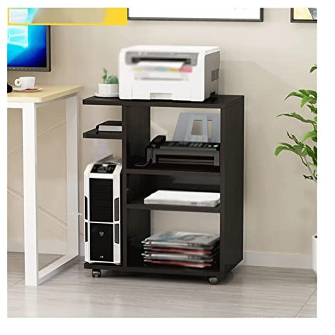 Soporte CPU Bajo Mesa CPU Stand CPU 4 capas pesadas de la impresora soporte de la impresora PC Torre de la torre de la Torre Host Office en casa Soporte de la bandeja del chasis removible con ruedas S