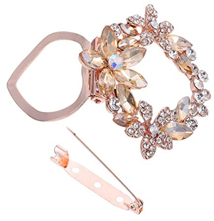 GALPADA 2 Stk Schalschnalle schalclip stoffklemmen Schal-Clip habdtuchhalter Schmuck für Schals Brosche Seidenschals für die Haare kreativer Schalring Schalhalter