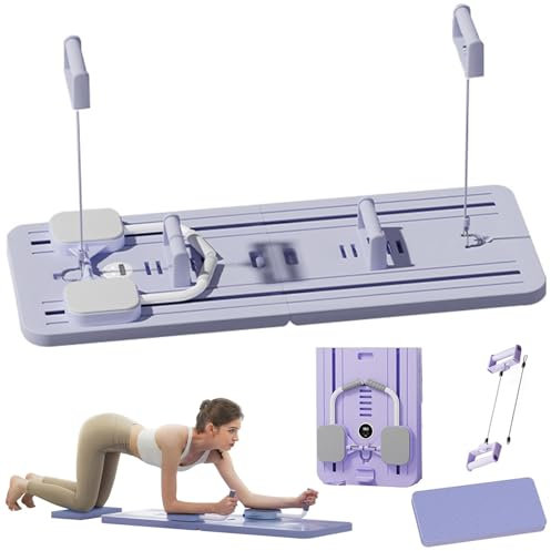 Core Training Bauchmuskel-Rad Plankentrainer Liegestützbrett mit Ellenbogenstütze – Multifunktionaler automatischer Rückprall-Bauchroller für Heimübungsgerät