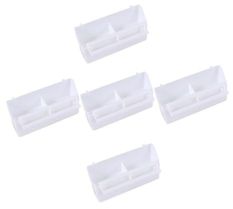 SUPVOX 5pcs Bird Feeder Water Dish Parrot Food Holder Birds Cage Feeder Compact