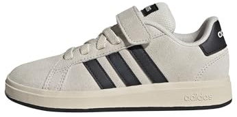 adidas Unisex niños Grand Court 00S Children Shoes, Wonder White/Core Black/Wonder White, 33 EU