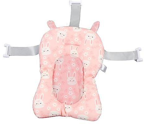 shenruifa Cojín de Baño de Baño con Almohadilla de Baño Infantil Poliéster Premium Suave Seca Seca Cómoda Almohada Cojinada para Sentarse y Acostarse (Rosáceo)