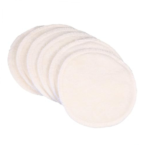 Toddmomy Coussinet d'Allaitement Lavable Anti-Galactorrhée pour Femmes Coussinets Ultra Absorbants Tissu Doux en Protection Fuites Confort Lot de 6 Set