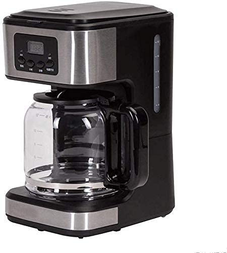 Machine à Café, Machine à Café Filtre, Cafetière de Capacité de 1,8 l Produisant Jusqu'À 18 Tasses, Minuterie Programmable 24H avec Écran Lcd, 900W, Noir, Pour Cuisinière à Expresso Intéressant, HUA