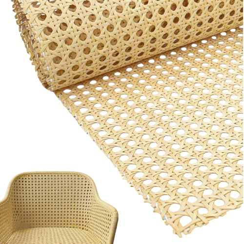 RUNYU Cannage Rouleau pour Meuble, 35 x 100 cm, Rouleau Cannage Rotin PE pour Meuble, Chaise, Armoire, Commode, Porte d'Armoire