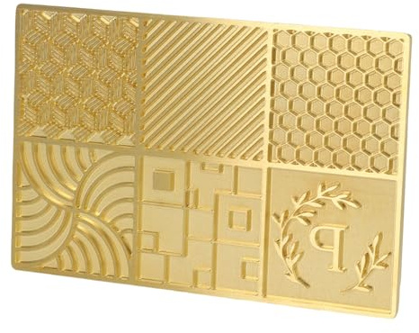 Yosoo Timbro Personalizzato per Cubetti di Ghiaccio, Pressa per Ghiaccio per Cocktail in Rame con Disegni Dettagliati per gli Appassionati di Whisky, Strumento Professionale per Mixologo da 5,9x3,9