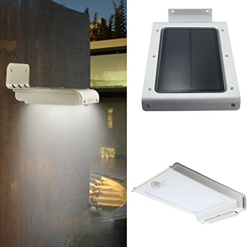 MASUNN 350 Lumen 46 Led Solar Power Lámpara Exterior Jardín Sensor De Movimiento Luz De Pared