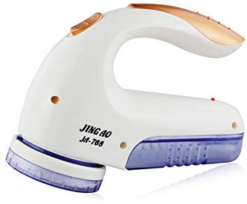 Fashion·LIFE Removedor de la pelusa eléctrica - la batería funciona Tela máquina de afeitar quita hilachas, pelusas y bolitas para jersey suéter prendas de lana todo tipo de tejidos,Azul