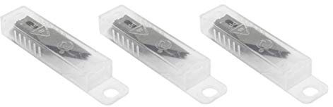 S&S-Shop 80 Lames de Bricolage pour Couteaux de Bricolage/Couteaux Scalpel/Lame de Rechange/Couteau à découper/Couteau de modélisme