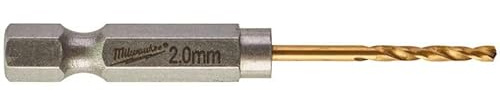 Milwaukee 48894703 Red HEX Shockwave Metallbohrer HSS-G TIN 2mm