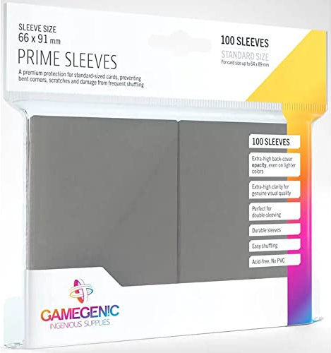 Gamegenic, Prime Sleeves Gray, Zubehör