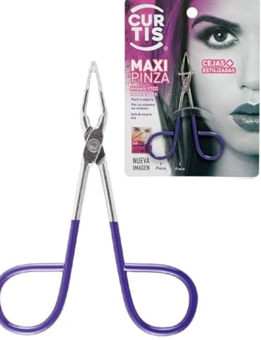 Pince professionnelle en acier inoxydable, SACA CÉJAS avec poignée facile à ciseaux, outils pour enlever les sourcils pour femmes et hommes. Excellente précision pour les poils du visage, les poils