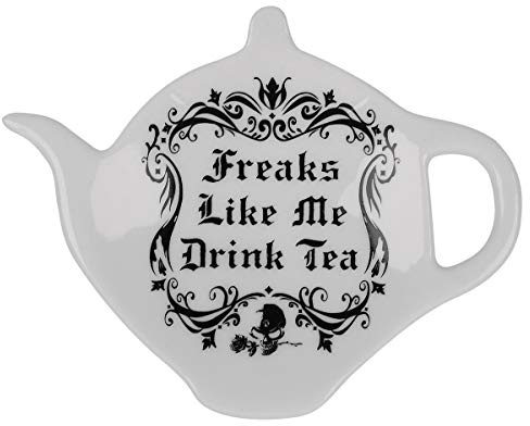 Alchemy Gothic Freaks Like Me Drink Tea: Tea Spoon Holder/Rest