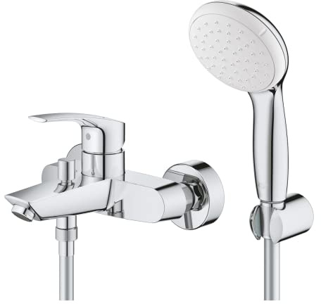 Grohe Eurosmart Badmengkraan met Doucheset Chroom
