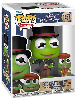 Funko Pop! and Buddy: The Muppet Christmas Carol - Kermit The Frog mit TT - The Muppets - Vinyl-Sammelfigur - Geschenkidee - Offizielle Handelswaren - Spielzeug Für Kinder und Erwachsene