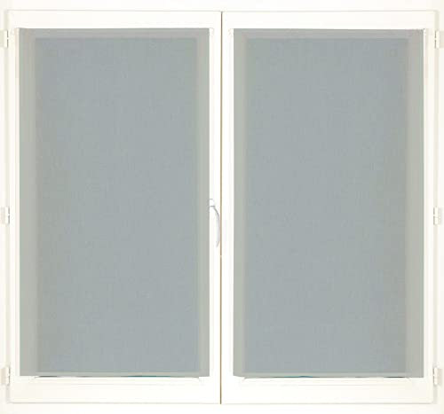 Atout Ciel Coppia di tende con passapasta pronte da appendere, 2 x 60 x 160 cm, grigio