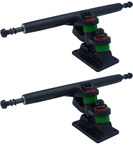 Aliaga 1 Paar Longboard-Achsen mit doppeltem Boden, 9,25 (24,6 cm), Schwarz