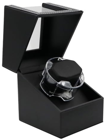 Hsthe Sea Caricatore Automatico per Orologi a 1 Slot con Adattatore CA con Luce LED Silenzioso