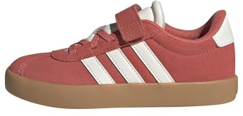 adidas VL Court 3.0 Hook and Loop Shoes Kids Schuhe, Preloved Scarlet/Core White/Bright Red, 30.5 EU