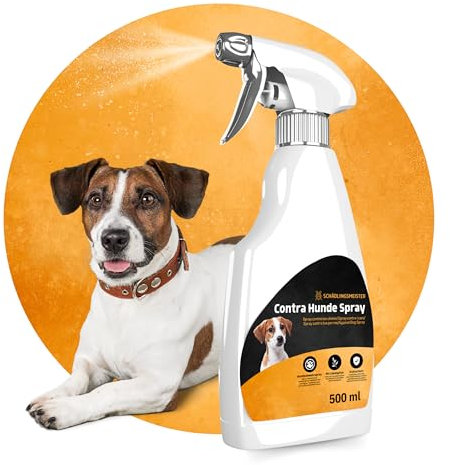 Panteer Schädlingsmeister Contra Hunde Spray - 500ml - Hundeschreck Spray mit Eukalyptus - Anti Urin Spray Hund mit LANGZEITWIRKUNG für Innen - und Außenbereiche - Hunde vertreiben - Anti Hunde