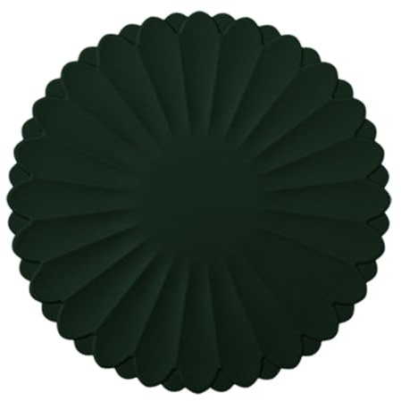 sous-Plats en Silicone Résistants à la Chaleur - Dessous de Plat Anti-Dérapant pour Cuisine et Table (Vert, Diamètre: 18 CM / 7,09 Pouces (Environ))