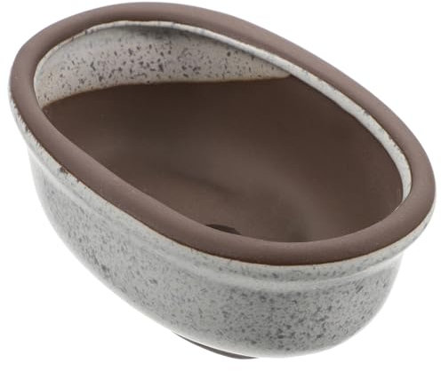 TOYANDONA Maceta De Cerámica Morada para Suculentas con Orificio De Drenaje para Decoración De Escritorio Maceta Pequeña para Cactus y Bonsái