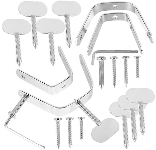 VALICLUD 2sets Ham Holder for Italian Ham of Rack Hanging and Steel Holder Fixing Accessories for Kitchen Storage Organisation and Hotel Use